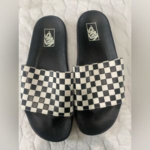 Vans Checkerboard Slides Men size 12